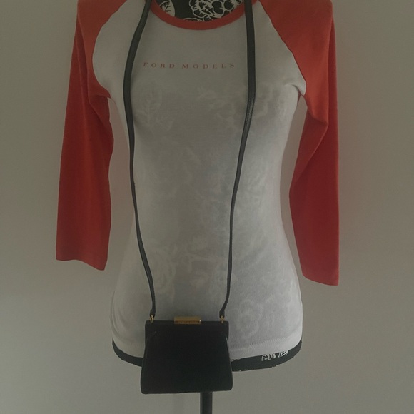 GUCCI VINTAGE COLLECTIBLE MINI BLACK CALF HAIR & LEATHER PURSE - Picture 6 of 16